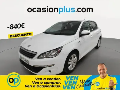Usado Peugeot 308 Style 120 CV (88 kW) 2017 Blanco