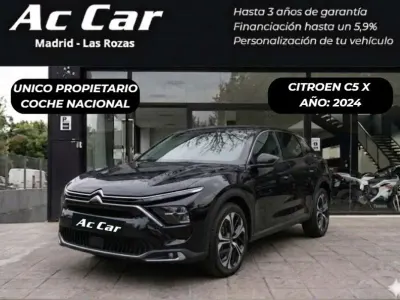 Usado Citroën C5 X PureTech 179 CV (131 kW) 2023 Negro Familiar