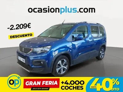 Usado Peugeot Rifter Allure 130 CV (95 kW) 2019 Azul Monovolumen