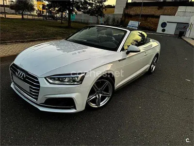 Usado Audi A5 Cabriolet S-Line 190 CV (139 kW) 2019 Blanco Descapotable