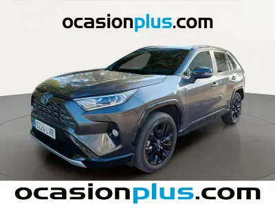 Usado Toyota RAV4 Hybrid Style 218 CV (160 kW) 2021 Gris SUV