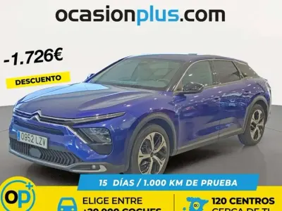 Usado Citroën C5 X Feel 131 CV (96 kW) 2022 Azul Familiar