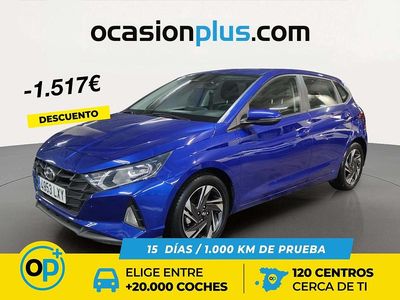 Usado Hyundai i20 84 CV (61 kW) 2022 Azul Utilitario