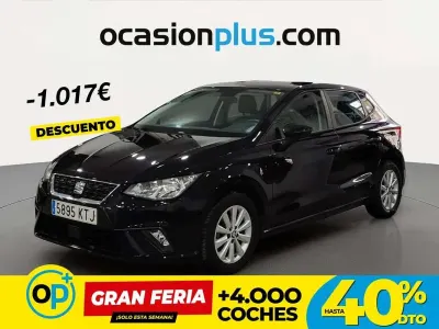 Usado Seat Ibiza Style 80 CV (58 kW) 2019 Negro Utilitario