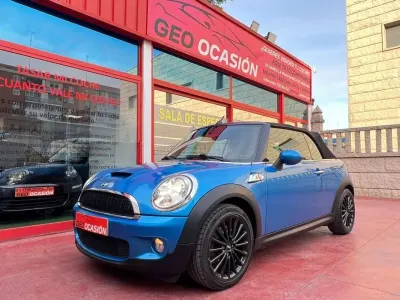 Usado Mini Cooper S Cabriolet 184 CV (135 kW) 2010 Azul Descapotable