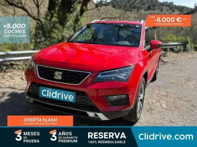Usado Seat Ateca 4Drive 150 CV (110 kW) 2017 Rojo SUV