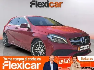 Usado Mercedes A200 AMG line 136 CV (100 kW) 2017 Rojo Berlina