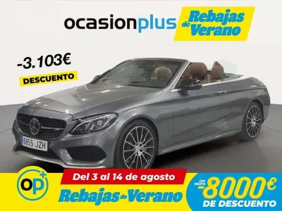 Usado Mercedes C43 AMG AMG 367 CV (269 kW) 2017 Gris Descapotable