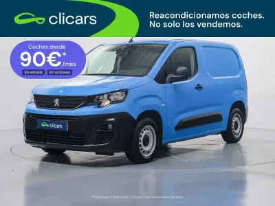 Usado Peugeot Partner Premium 75 CV (55 kW) 2019 Azul Monovolumen