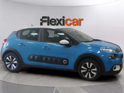 Usado Citroën C3 Feel 82 CV (60 kW) 2019 Azul Utilitario