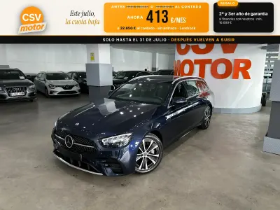 Usado Mercedes E300 Avantgarde 320 CV (235 kW) 2022 Azul Utilitario