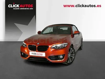 Usado BMW 218 136 CV (100 kW) 2021 Naranja Descapotable