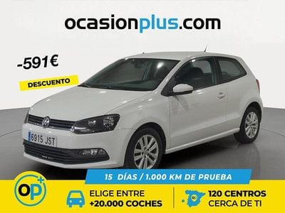 Usado VW Polo 75 CV (55 kW) 2016 Blanco Utilitario