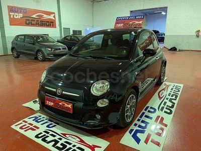 Negro Usado 2015 Fiat 500S S Berlina | 8499 € (Precio justo)