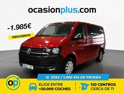 Rojo Usado 2017 VW Caravelle Trendline Monovolumen | 26.800 € (Precio justo)