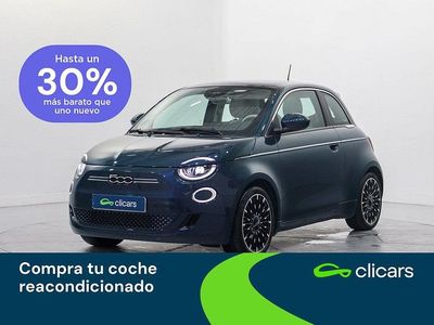 Usado Fiat 500e La Prima 86 kW (118 CV) 2020 Azul Utilitario