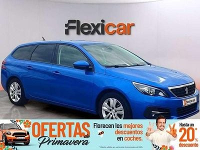 Usado Peugeot 308 SW Allure 131 CV (96 kW) 2020 Azul Familiar