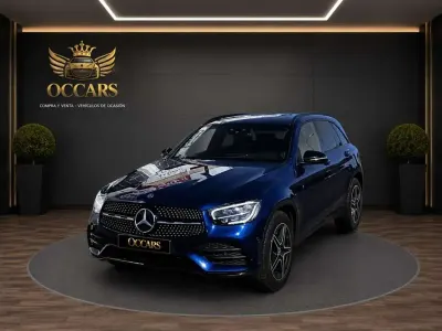 Usado Mercedes GLC220 194 CV (142 kW) 2020 Azul SUV