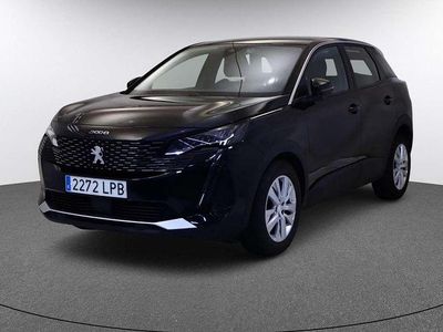 Usado Peugeot 3008 Active 131 CV (96 kW) 2021 Negro SUV