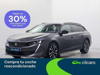 Usado Peugeot 508 SW GT 131 CV (96 kW) 2021 Negro Familiar