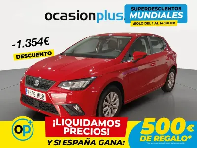 Usado Seat Ibiza Reference 80 CV (58 kW) 2022 Rojo Utilitario