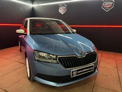 Brugt Skoda Fabia 75 HK (55 kW) 2019 Blå Sedan