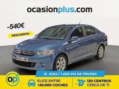 Azul Usado 2017 Citroën C-Elysee I Exclusive Berlina | 7300 € (Precio justo)