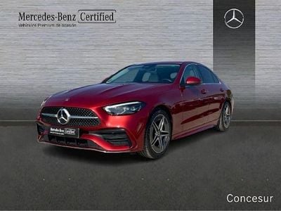 Rojo Usado 2023 Mercedes C200 Berlina | 41.900 € (Precio justo)