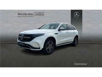 Usado Mercedes EQC400 AMG line 300 kW (408 CV) 2020 Blanco polar SUV