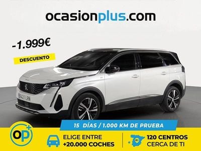 Azul Usado 2021 Peugeot 5008 GT SUV | 21.990 € (Precio justo)