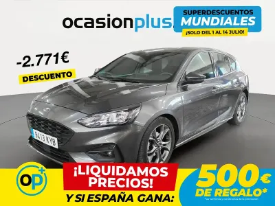 Usado Ford Focus ST-Line 150 CV (110 kW) 2019 Gris Berlina