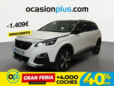 Usado Peugeot 5008 GT-line 130 CV (95 kW) 2019 Blanco SUV