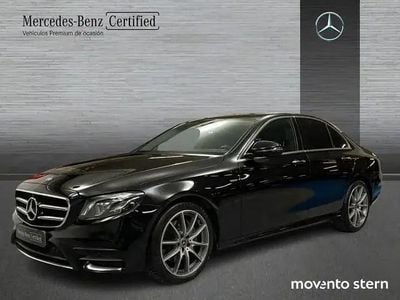Brugt Mercedes E200 AMG line 160 HK (117 kW) 2020 Sort Sedan