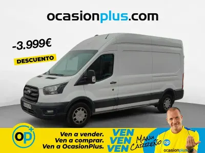 Usado Ford Transit Trend 130 CV (95 kW) 2022 Blanco Berlina