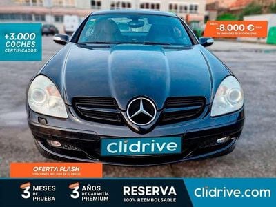 Usado Mercedes SLK200 184 CV (135 kW) 2008 Negro Descapotable