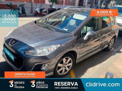 Usado Peugeot 3008 Active 112 CV (82 kW) 2011 Gris / plata Familiar