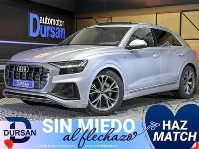 Gris Usado 2021 Audi Q8 S-Line SUV | 56.990 € (Un poco caro)