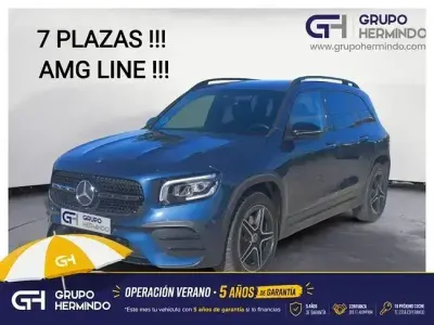Usado Mercedes GLB200 AMG line 150 CV (110 kW) 2022 Azul SUV