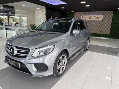 Usado Mercedes GLE250 204 CV (150 kW) 2015 Gris / plata SUV