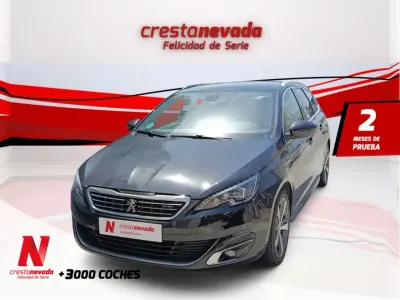 Usado Peugeot 308 SW GT-line 131 CV (96 kW) 2017 Negro Familiar