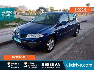 Usado Renault Mégane II Authentique 100 CV (73 kW) 2007 Azul Berlina