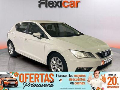 Usado Seat Leon Style 115 CV (84 kW) 2017 Blanco Berlina