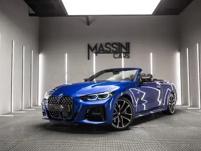 Käytetty BMW 430 Cabriolet 245 HP (180 kW) 2021 Sininen Avoauto
