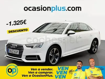 Usado Audi A4 S-Line 150 CV (110 kW) 2018 Blanco Berlina