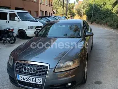 Usado Audi A6 S-Line 140 CV (102 kW) 2009 Gris / plata Berlina
