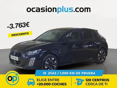Usado Peugeot 208 Allure 100 CV (73 kW) 2025 Negro Utilitario