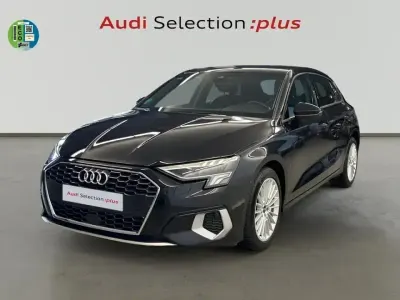 Usado Audi A3 Advanced Plus 110 CV (80 kW) 2022 Negro Berlina