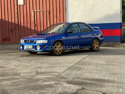 Usado Subaru Impreza GT 218 CV (160 kW) 2000 Azul Berlina