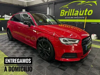 Usado Audi A3 S-Line 116 CV (85 kW) 2020 Rojo Berlina