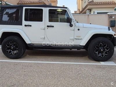 Usado Jeep Wrangler Unlimited Sahara 200 CV (147 kW) 2016 Blanco SUV